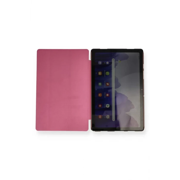 Newface Samsung Galaxy T870 Tab S7 11 Kılıf Tablet Smart Kılıf - Pembe