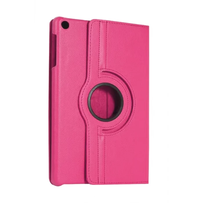 Newface Samsung Galaxy Tab A11 360 Tablet Deri Kılıf - Pembe