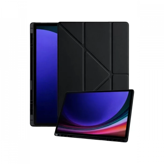 Newface Samsung Galaxy Tab A11 Plus Kalemlikli Mars Tablet Kılıfı - Siyah