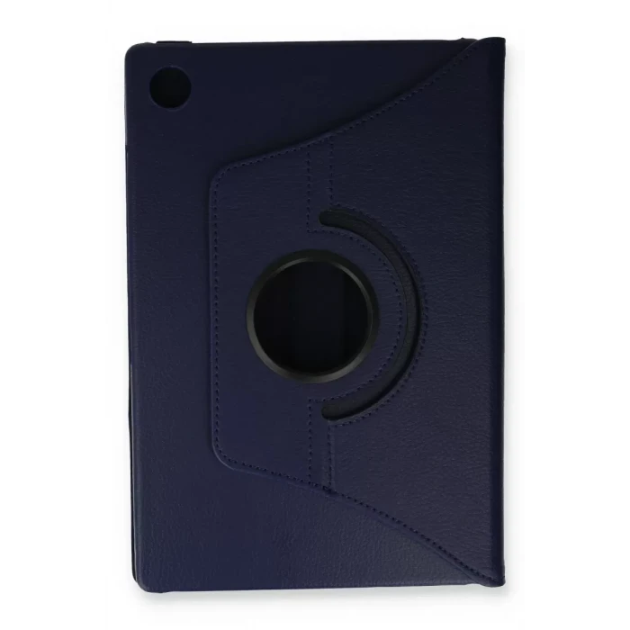 Newface Samsung Galaxy Tab A9 Plus Kılıf 360 Tablet Deri Kılıf - Lacivert