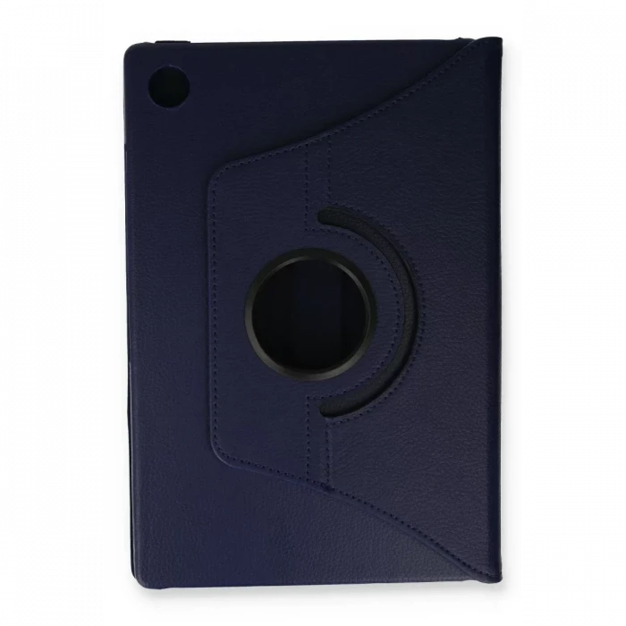 Newface Samsung Galaxy Tab A9 Plus Kılıf 360 Tablet Deri Kılıf - Lacivert