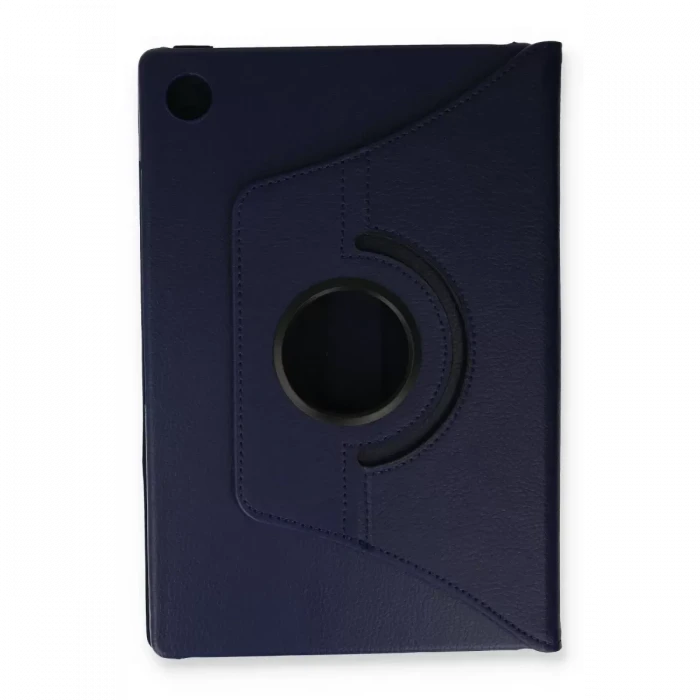 Newface Samsung Galaxy Tab A9 Plus Kılıf 360 Tablet Deri Kılıf - Lacivert