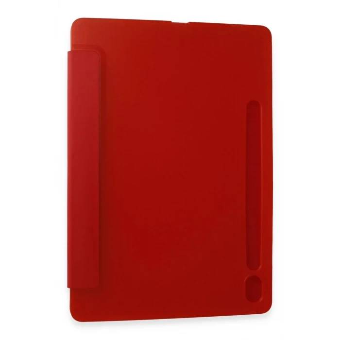 Newface Samsung Galaxy Tab A9 Plus Kılıf Kalemlikli Mars Tablet Kılıfı - Kırmızı