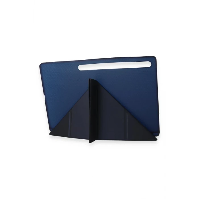 Newface Samsung Galaxy Tab A9 Plus Kılıf Kalemlikli Mars Tablet Kılıfı - Lacivert