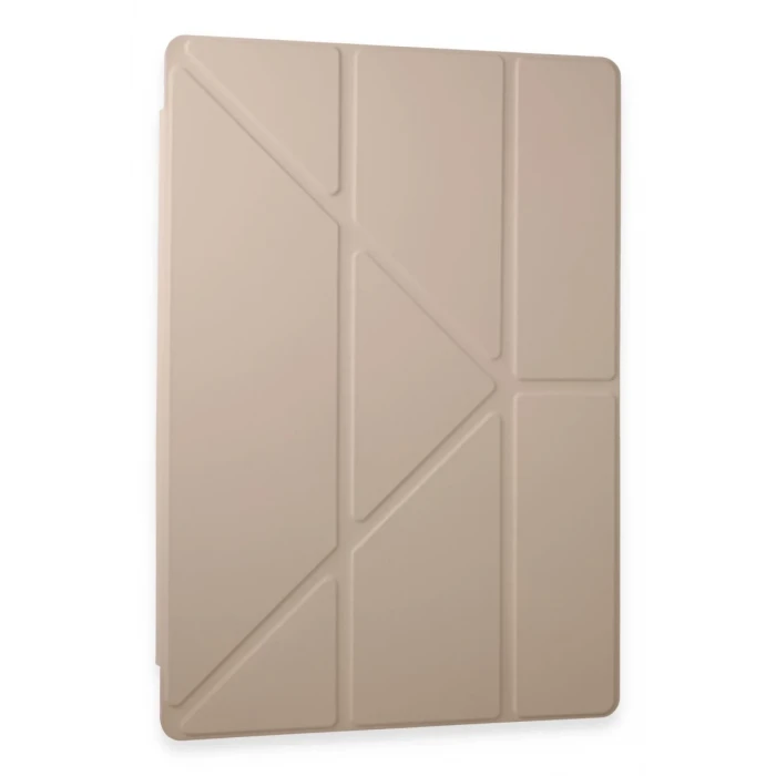 Newface Samsung Galaxy Tab A9 Plus Kılıf Kalemlikli Mars Tablet Kılıfı - Rose Gold