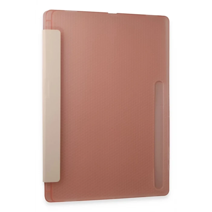 Newface Samsung Galaxy Tab A9 Plus Kılıf Kalemlikli Mars Tablet Kılıfı - Rose Gold