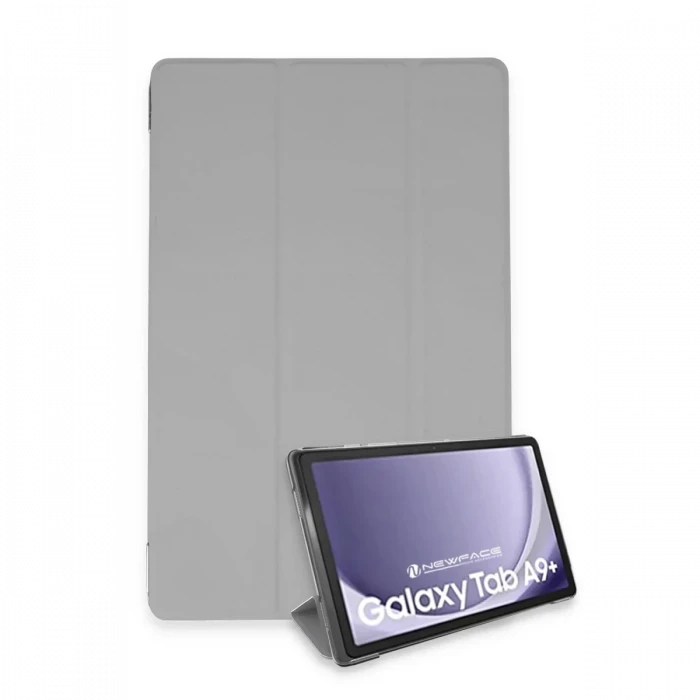 Newface Samsung Galaxy Tab A9 Plus Kılıf Tablet Smart Kılıf - Gri
