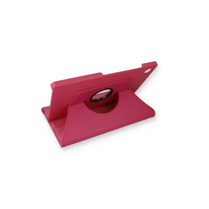 Newface Samsung Galaxy X200 Tab A8 10.5 Kılıf 360 Tablet Deri Kılıf - Pembe