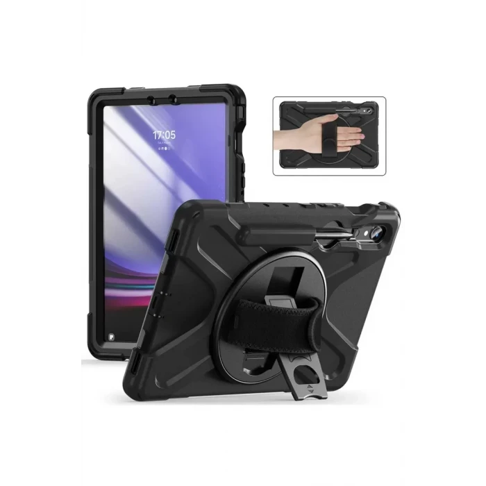 Newface Samsung Galaxy X510 Tab S9 FE 11 Kılıf Amazing Tablet Kapak - Siyah