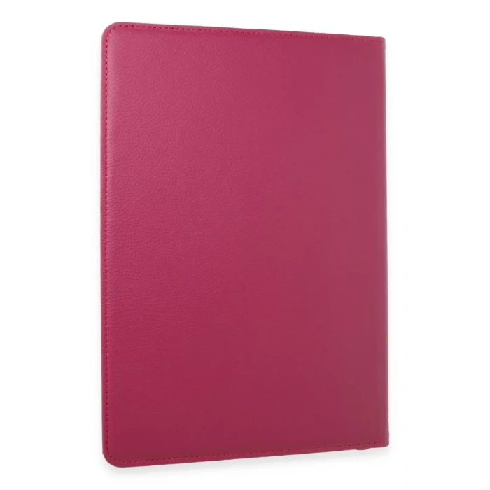 Newface Samsung Galaxy X610 Tab S9 FE Plus 12.4 Kılıf 360 Tablet Deri Kılıf - Pembe