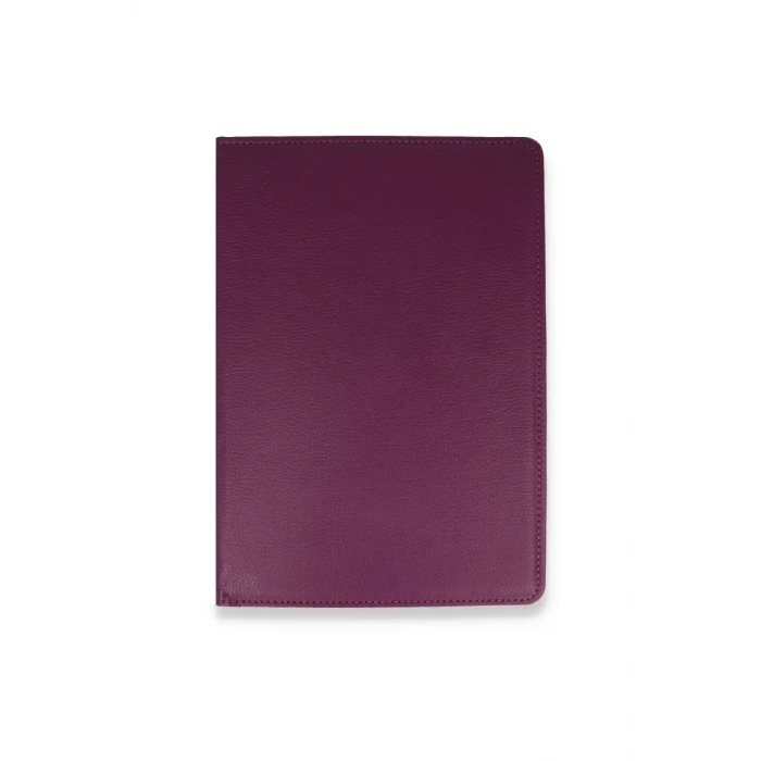 Newface Samsung Galaxy X800 Tab S8 Plus 12.4 Kılıf 360 Tablet Deri Kılıf - Mürdüm