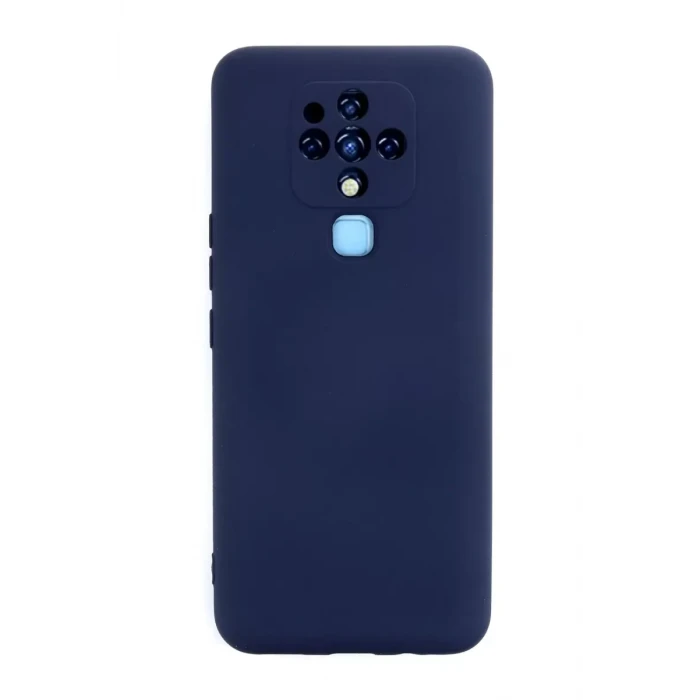 Newface Tecno Camon 16 Kılıf Nano içi Kadife Silikon - Lacivert