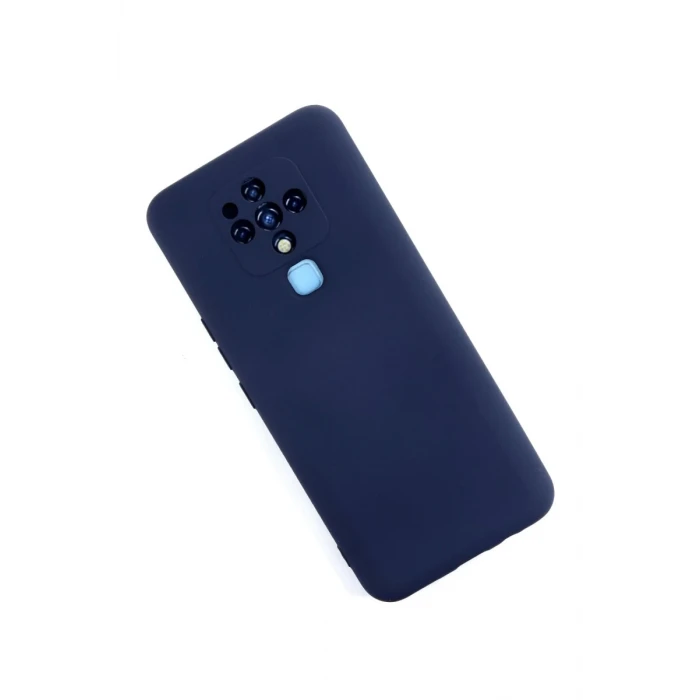 Newface Tecno Camon 16 Kılıf Nano içi Kadife Silikon - Lacivert