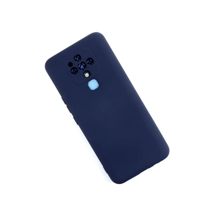 Newface Tecno Camon 16 Kılıf Nano içi Kadife Silikon - Lacivert