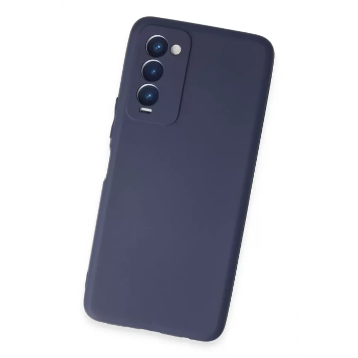 Newface Tecno Camon 18 Kılıf First Silikon - Lacivert