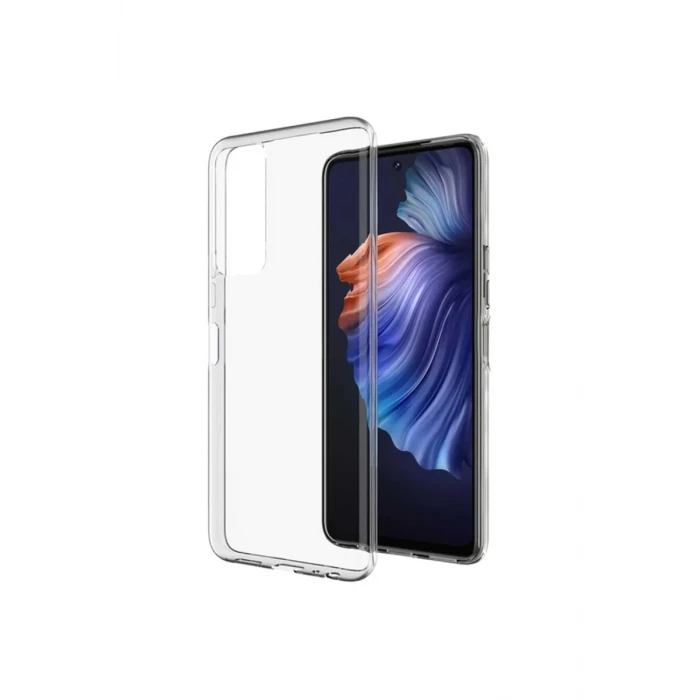Newface Tecno Camon 18 Kılıf Lüx Şeffaf Silikon
