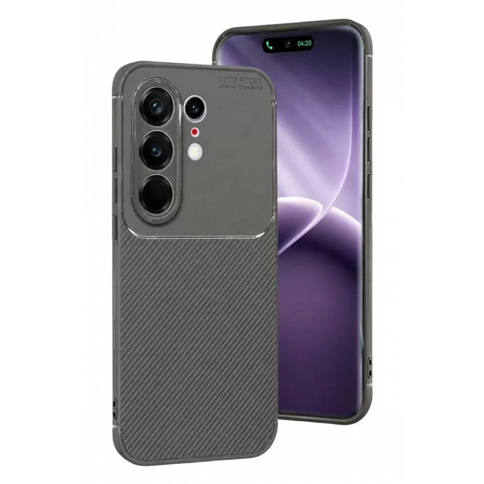 Newface Tecno Camon 50 Pro 5G Auto Focus Karbon Kapak - Gri
