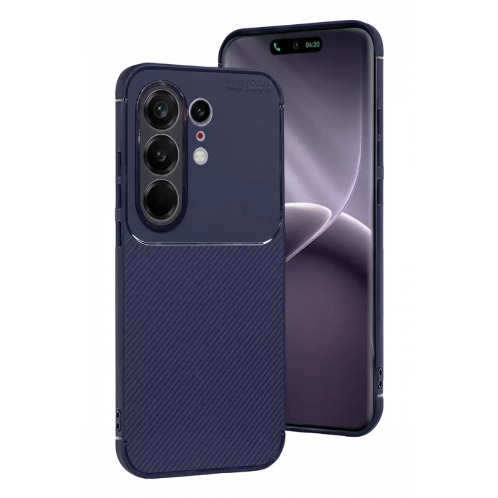 Newface Tecno Camon 50 Pro 5G Auto Focus Karbon Kapak - Lacivert