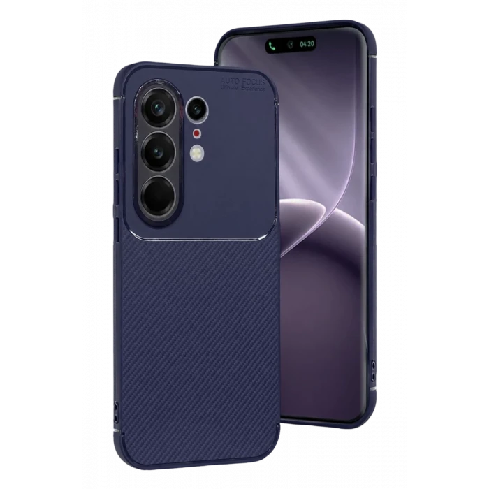 Newface Tecno Camon 50 Pro 5G Auto Focus Karbon Kapak - Lacivert
