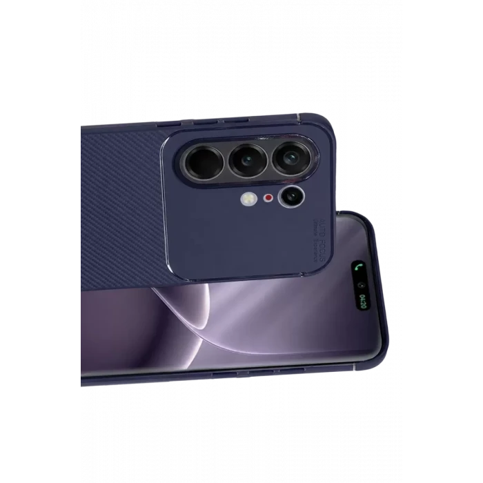 Newface Tecno Camon 50 Pro 5G Auto Focus Karbon Kapak - Lacivert