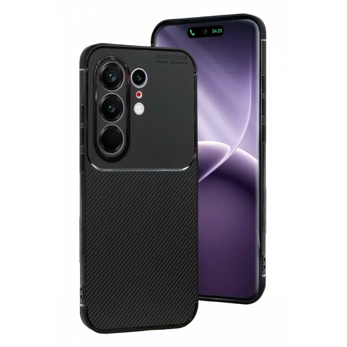 Newface Tecno Camon 50 Pro 5G Auto Focus Karbon Kapak - Siyah