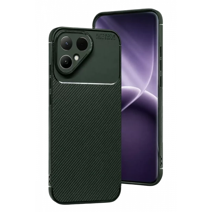 Newface Tecno Pova Curve 2 5G Auto Focus Karbon Kapak - Koyu Yeşil