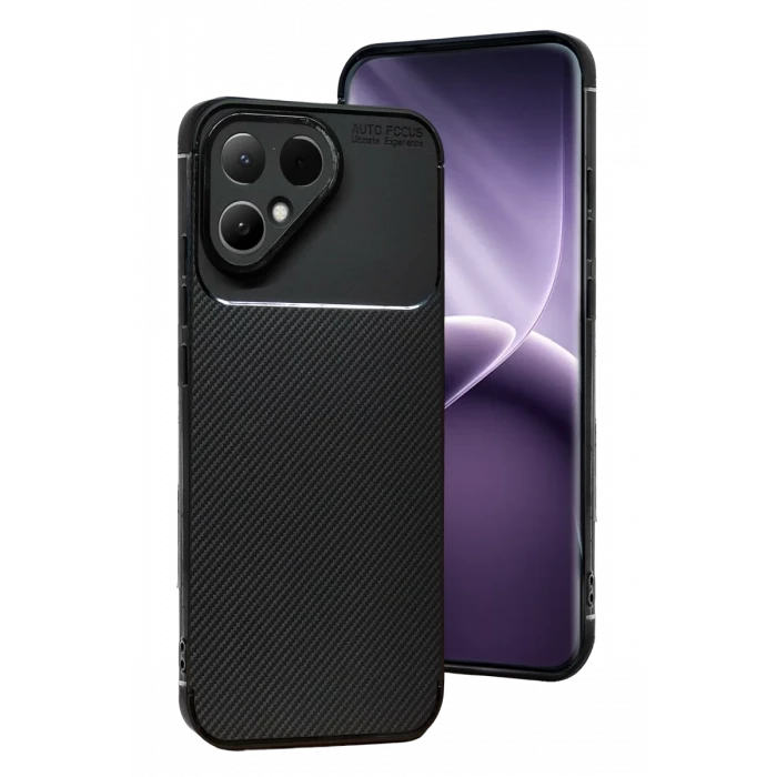 Newface Tecno Pova Curve 2 5G Auto Focus Karbon Kapak - Siyah