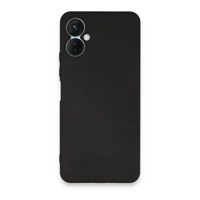 Newface Tecno Spark 9 Pro Kılıf First Silikon - Siyah
