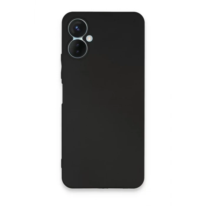 Newface Tecno Spark 9 Pro Kılıf First Silikon - Siyah