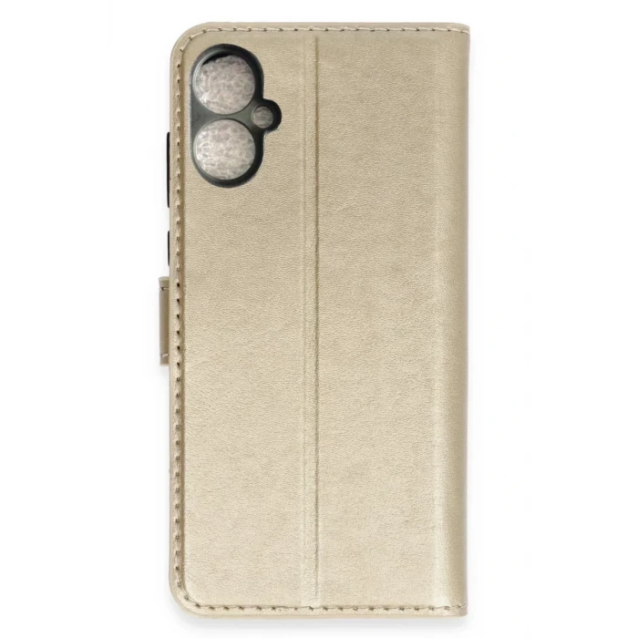 Newface Tecno Spark 9 Pro Trend S Plus Kapaklı Kılıf - Gold