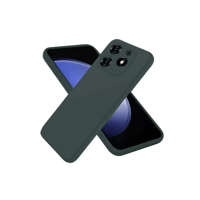 Newface Tecno Spark Go 2024 Kılıf First Silikon - Koyu Yeşil