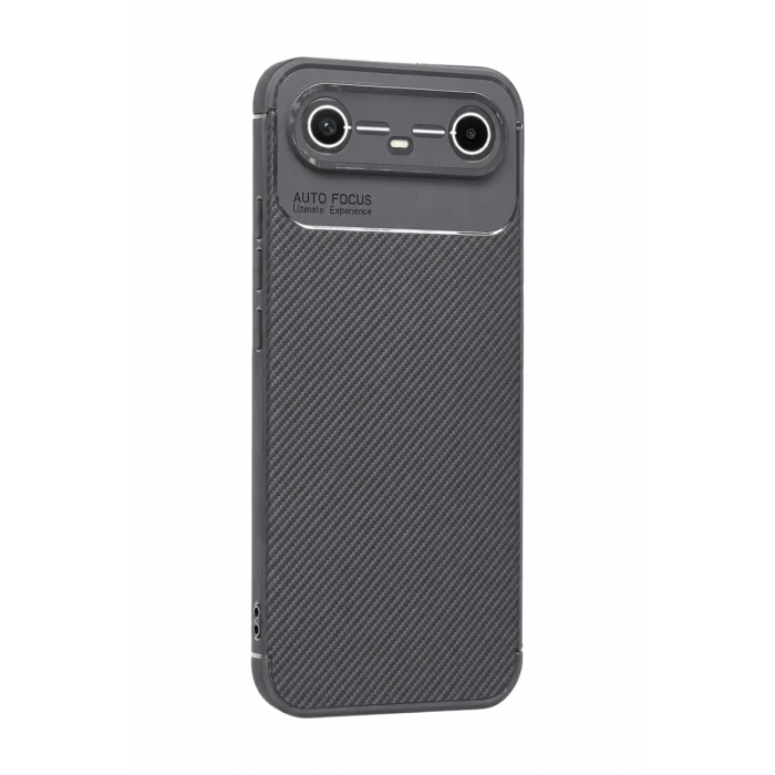 Newface Tecno Spark Slim 5G Auto Focus Karbon Kapak - Gri