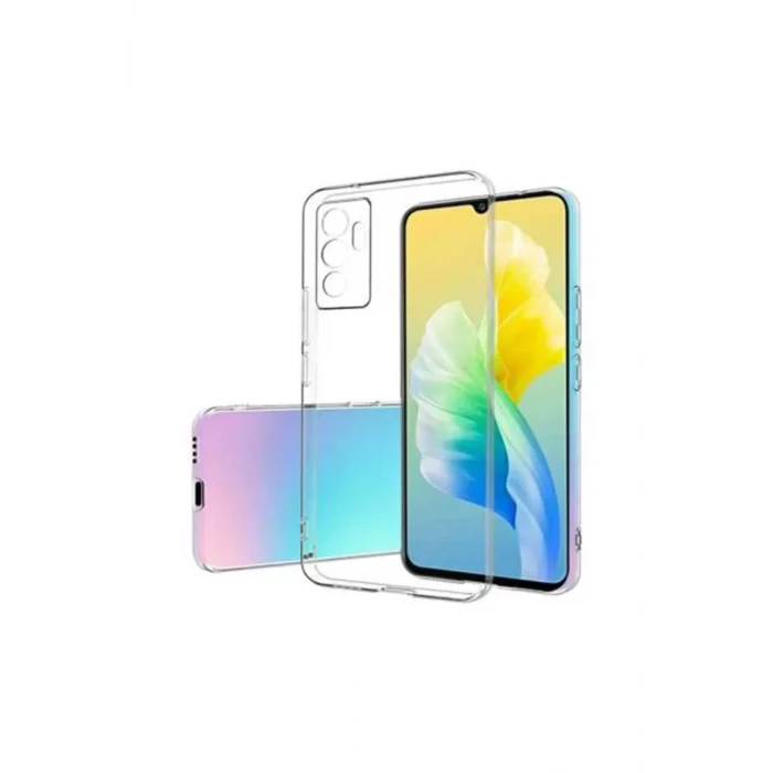 Newface Vivo V23 5G Kılıf Lüx Şeffaf Silikon