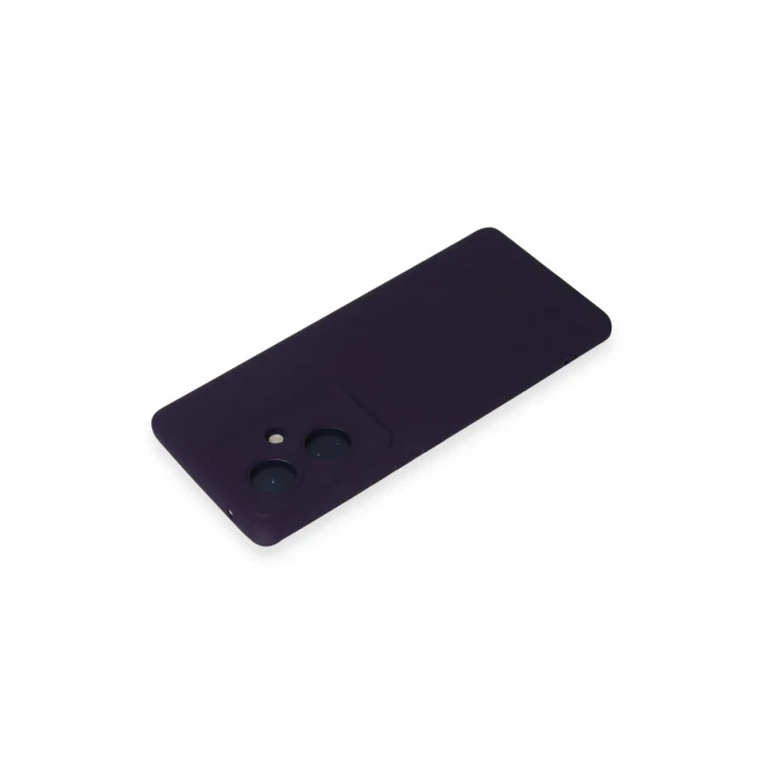 Newface Vivo V29 Lite Kılıf Nano içi Kadife Silikon - Mor