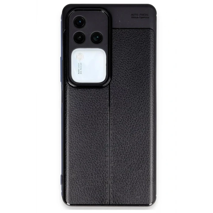 Newface Vivo V30 5G Kılıf Auto Focus Kapak - Siyah