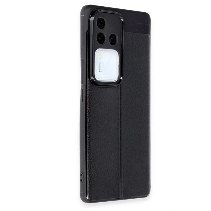Newface Vivo V30 5G Kılıf Auto Focus Kapak - Siyah