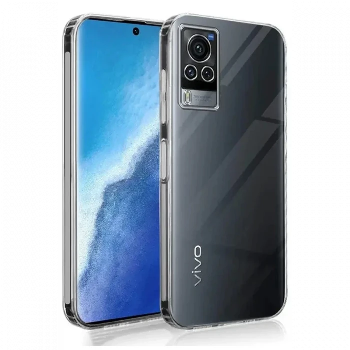 Newface Vivo V30 5G Kılıf Lüx Şeffaf Silikon