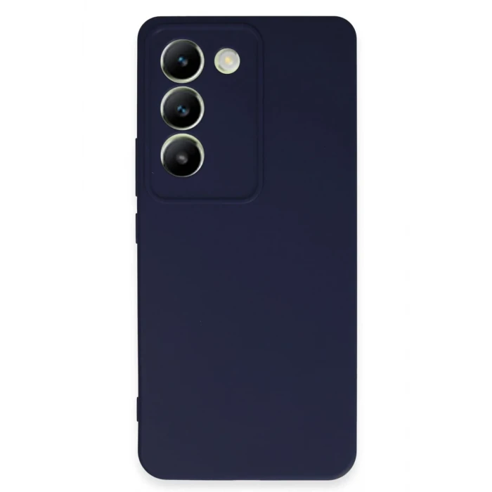 Newface Vivo V30 Lite 4G Kılıf First Silikon - Lacivert