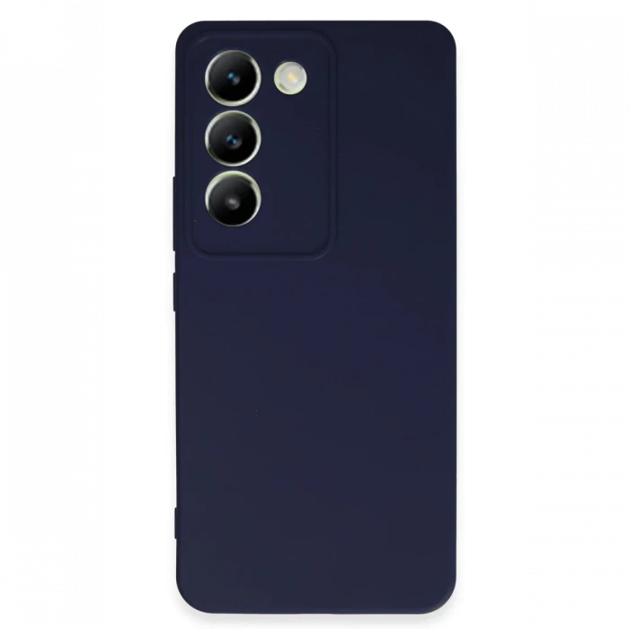 Newface Vivo V30 Lite 4G Kılıf First Silikon - Lacivert