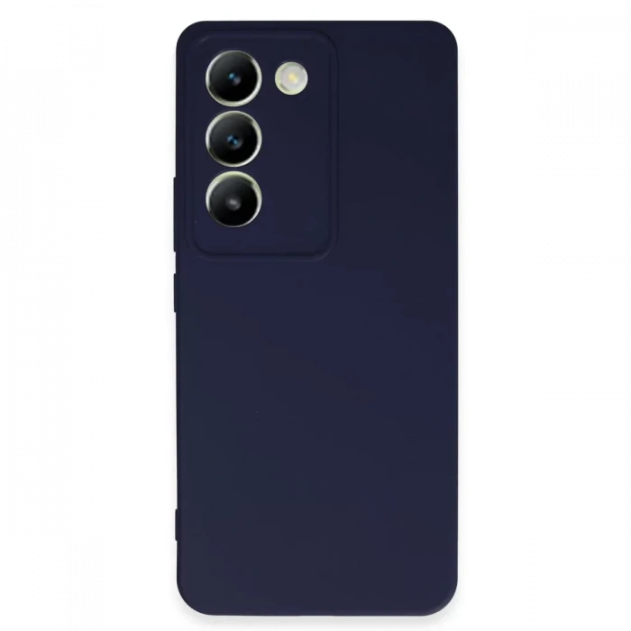 Newface Vivo V30 Lite 4G Kılıf First Silikon - Lacivert