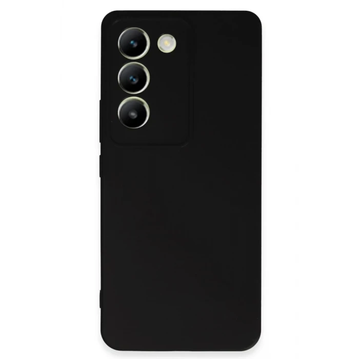 Newface Vivo V30 Lite 4G Kılıf First Silikon - Siyah