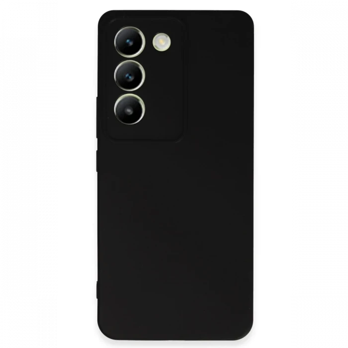 Newface Vivo V30 Lite 4G Kılıf First Silikon - Siyah