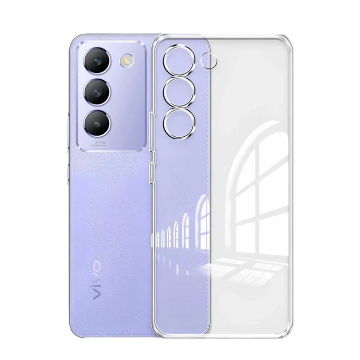Newface Vivo V30 Lite 4G Kılıf Lüx Şeffaf Silikon
