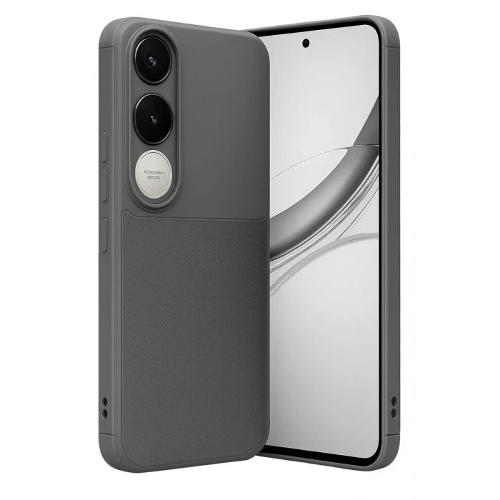 Newface Vivo V50 Lite 4G Auto Focus Karbon Kapak - Gri