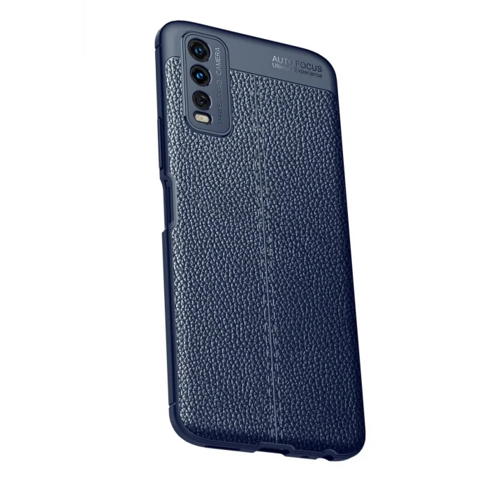 Newface Vivo Y11S Kılıf Auto Focus Kapak - Lacivert