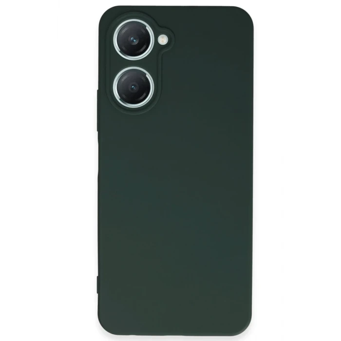 Newface Vivo Y18 Kılıf First Silikon - Koyu Yeşil