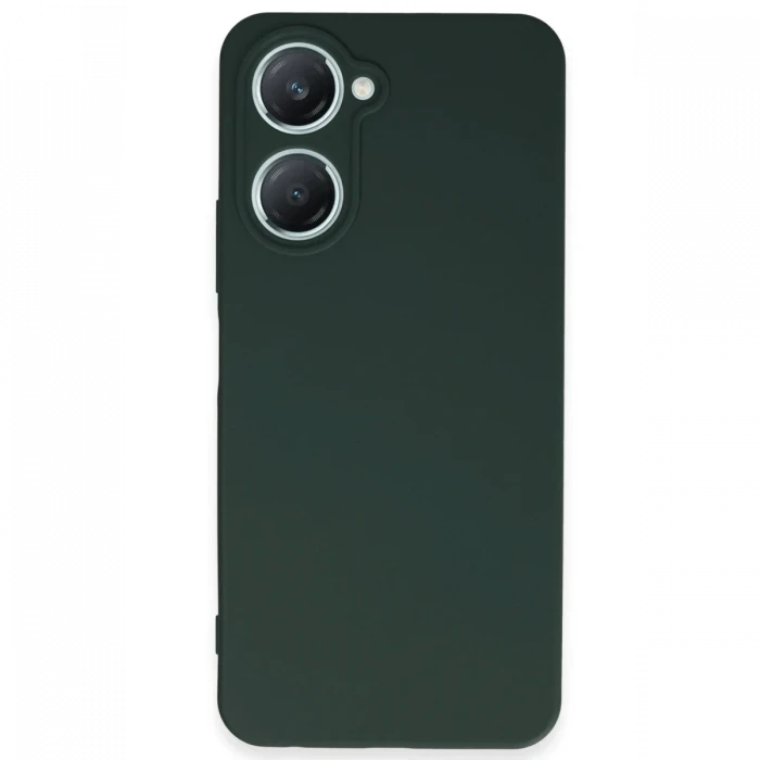 Newface Vivo Y18 Kılıf First Silikon - Koyu Yeşil