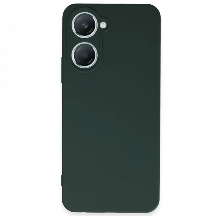 Newface Vivo Y18 Kılıf First Silikon - Koyu Yeşil