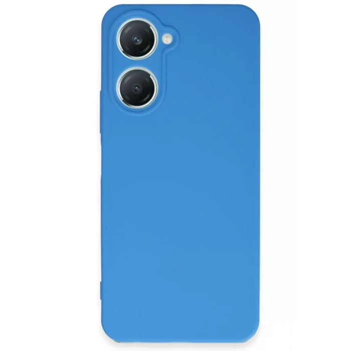 Newface Vivo Y18 Kılıf First Silikon - Mavi