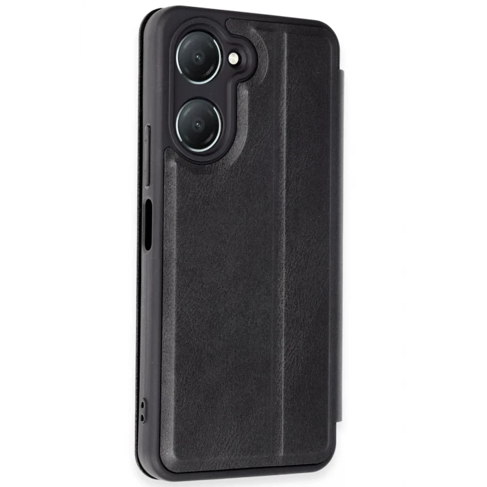 Newface Vivo Y18 Kılıf Flip Cover - Siyah